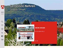 Tablet Screenshot of nehren.de